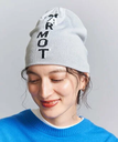 BEAUTY&YOUTH UNITED ARROWS ＜MARMOT CAPITAL＞ニット ビーニー ビューティー＆ユース　ユナイテッドアローズ 帽子 ニット帽・ビーニー グレー パープル【送料無料】