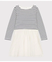 PETIT BATEAU 長袖チュールワンピース プチバトー ワンピース・ドレス ワンピース【送料無料】