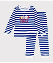 【SALE／10%OFF】PETIT BATEAU ベロア長袖パジャマ プチバトー インナー・ルームウェア パジャマ【送料無料】