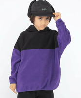 SHIPS KIDS SHIPS KIDS:100~130cm / フリース ゲーミング パーカー シップス トップス パーカー・フーディー ブラック グレー【送料無料】