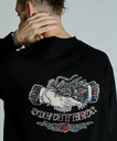 Schott CREW SWEAT SHAKE HAND DRAGON/クルースウェット シェイクハンドドラゴン ショット トップス スウェット・トレーナー ブラック ネイビー グレー【送料無料】