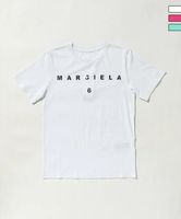 【SALE／60%OFF】MM6 Maison Margiela (K)MM6 Maison Margiela/MM6 Maison Margiela(エムエム6 メゾン マルジェラ) Kids & Junior ブランドロゴ半袖Tシャツカットソー シフォン トップス カットソー・Tシャツ ホワイト【送料無料】