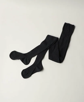 ODETTE E ODILE ＜FALKE＞FAMILY RIB TIGHTS オデット エ オディール 靴下・レッグウェア タイツ・ストッキング・パンスト グレー ブラック【送料無料】