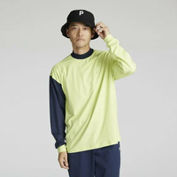 【SALE／30%OFF】PUMA メンズ ゴルフ PC ストレッチ アシンメトリー CB P ロゴ 長袖 シャツ プーマ トップス カットソー・Tシャツ【送料無料】