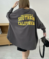 【SALE／30%OFF】CAPRICIEUX LE'MAGE ＜GOOD ROCK SPEED＞CALIFORNIAラウンドプルオーバー カプリシュ　レマージュ トップス カットソー・Tシャツ ブラック【送料無料】