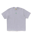 A BATHING APE COLLEGE LOGO RELAXED FIT TEE ア ベイシング エイプ トップス カットソー・Tシャツ グレー ホワイト【送料無料】