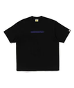 A BATHING APE SCREEN PRINT STENCIL LOGO RELAXED FIT TEE ア ベイシング エイプ トップス カットソー・Tシャツ ブラック ホワイト【送料無料】