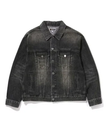 A BATHING APE DISTRESSED 13OZ DENIM TRUCKER JACKET ア ベイシング エイプ ジャケット・アウター デニムジャケット グレー ブルー【送料無料】