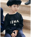 IENA ENFANT 【BASIC】エンブロイダリーエトワールロゴ長袖Tシャツ kids(90cm-140cm) イエナ　アンファン マタニティウェア・ベビー用品 その他のベビーグッズ ブラック ホワイト ネイビー【送料無料】