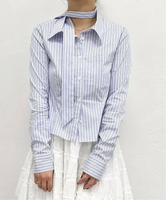 【SALE／30%OFF】U by SPICK&SPAN タイセットコンパクトシャツ ユーバイスピックアンドスパン トップス シャツ・ブラウス ホワイト【送料無料】