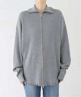 JOURNAL STANDARD relume 【PROVOKE/プロヴォーク】 zip up knit blouson:ニットブルゾン ジャーナル スタンダード レリューム トップス ニット グレー【送料無料】