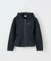 U by SPICK&SPAN 【GANNI / ガニー】 Heavy Fleece Zip Hoodie ユーバイスピックアンドスパン トップス パーカー・フーディー ネイビー グレー【送料無料】