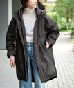 【SALE／30%OFF】Spick & Span 《追加》撥水フーデッドダウンコート スピックアンドスパン ジャケット・アウター ダウンジャケット・ダウンベスト ホワイト カーキ【送料無料】
