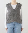 SLOBE IENA NEPAL HAND KNIT ベスト スローブ イエナ トップス ニット ブラウン【送料無料】