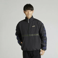 【SALE／30%OFF】PUMA メンズ CORE HERITAGE リバーシブル AOP ジャケット プーマ ジャケット・アウター その他のジャケット・アウター ブラック【送料無料】