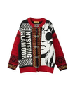 HYSTERIC GLAMOUR WOMAN SNOW ノルディックセーター ヒステリックグラマー トップス カーディガン ブラック ホワイト ブルー【送料無料】