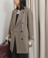 【SALE／30%OFF】JOURNAL STANDARD サキソニーダブルブレステッドジャケット ジャーナル スタンダード ジャケット・アウター テーラードジャケット・ブレザー グレー【送料無料】