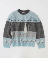 JOINT WORKS SON OF THE CHEESE / サノバチーズ HIGHWAY CREWNECK SWEATER ジョイントワークス トップス ニット ピンク【送料無料】