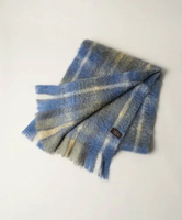 ODETTE E ODILE ＜MANTAS EZCARAY＞SCARF TARTAN オデット エ オディール ファッション雑貨 マフラー・ストール・ネックウォーマー ブルー ブラウン【送料無料】