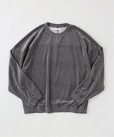 【SALE／30%OFF】JOURNAL STANDARD ベロアブリーチ クルーネックカットソー ジャーナル スタンダード トップス カットソー・Tシャツ グレー ブラック イエロー【送料無料】