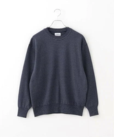 JOURNAL STANDARD relume 別注【YONETOMI/ヨネトミ】*RELUME WAVE COTTON KNIT BORDER ジャーナル スタンダード レリューム トップス ニット ネイビー グレー ブラウン【送料無料】