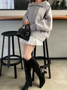 【SALE／50%OFF】SNIDEL 【WEB限定サイズあり】コットンライクフリルスカショーパン スナイデル パンツ その他のパンツ ホワイト ブラウン ブラック【送料無料】