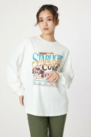 RODEO CROWNS WIDE BOWL SCFS ロングTシャツ ロデオクラウンズワイドボウル トップス カットソー・Tシャツ ホワイト グレー【送料無料】