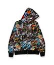 A BATHING APE BAPE FLYER PATTERN SHARK FULL ZIP HOODIE ア ベイシング エイプ トップス パーカー・フーディー【送料無料】