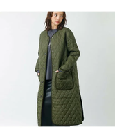 Rouge vif la cle 【BARBOUR/バブアー】ROUND COLLAR QUILT / キルティン ルージュ・ヴィフ ラクレ ジャケット・アウター その他のジャケット・アウター カーキ【送料無料】