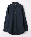 【SALE／80%OFF】UNITED ARROWS green label relaxing TC ミニカノコスリム ボタンダウン ドレスシャツ -ストレッチ・イージーアイロン・吸水速乾・抗菌- ユナイテッドアローズ アウトレット トップス シャツ・ブラウス ネイビー ホワイト