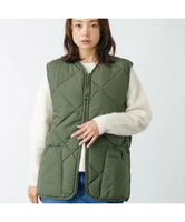 Rouge vif la cle 【BARBOUR/バブアー】QUILTED GILET / キルティングベスト ルージュ・ヴィフ ラクレ ジャケット・アウター ブルゾン・ジャンパー カーキ【送料無料】