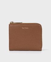 【SALE／30%OFF】Paul Smith 【公式】カラースロット ラウンドジップ ミニ財布 ポール・スミス　アウトレット 財布・ポーチ・ケース 財布 ブラウン ブラック【送料無料】