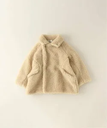 IENA ENFANT 【MOUN TEN. /マウンテン】boa half coat(110cm-140cm) イエナ　アンファン マタニティウェア・ベビー用品 その他のベビーグッズ ブラウン グレー【送料無料】