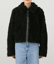 SLOBE IENA LOW CLASSIC/ロウ クラシック FUR JACKET LW244JK04_BK スローブ イエナ ジャケット・アウター ブルゾン・ジャンパー ブラック【送料無料】