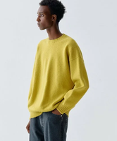 Bshop Jamieson's Knitwear ｜ ウール ニットプルオーバー MEN ビショップ トップス ニット イエロー ベージュ ブラック ブラウン レッド【送料無料】