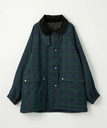 UNITED ARROWS green label relaxing 【WEB限定】＜kinoko.さん*GLR or＞ブラックウォッチ柄 ファイヤーマン コート ユナイテッドアローズ グリーンレーベルリラクシング ジャケット・アウター ブルゾン・ジャンパー ネイビー【送料無料】