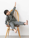 【SALE／46%OFF】Et grenier by Samansa Mos2 ドット柄袖シャーリングトップス(kids) サマンサモスモス インナー・ルームウェア その他のインナー・ルームウェア グレー ブラウン