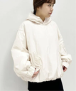 U by SPICK&SPAN PADDED FLIGHT HOODIE ユーバイスピックアンドスパン ジャケット・アウター その他のジャケット・アウター ホワイト【送料無料】