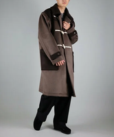 【SALE／30%OFF】NUMBER (N)INE WOOL OVER DUFFLE COAT ナンバーナイン ジャケット・アウター ダッフルコート ブラウン【送料無料】