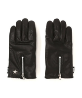 Schott WINTER ZIP GLOVE/ウィンタージップグローブ ショット ファッション雑貨 その他のファッション雑貨 ブラック【送料無料】