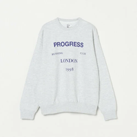 PROGRESS RUNNING CLUB LONDON SWEAT エリオポール トップス カットソー・Tシャツ グレー【送料無料】