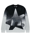 HUF HORIZON SHAGGY CREWNECK SWEATER ハフ トップス ニット グレー【送料無料】