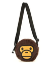 A BATHING APE BABY MILO BOA SHOULDER BAG ア ベイシング エイプ バッグ ショルダーバッグ ブラウン【送料無料】