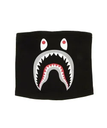 A BATHING APE SHARK MOTIF NECK WARMER ア ベイシング エイプ ファッション雑貨 マフラー・ストール・ネックウォーマー ブラック レッド【送料無料】