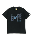 A BATHING APE DENIM BAPE STA LOGO TEE ア ベイシング エイプ トップス カットソー・Tシャツ ブラック ホワイト【送料無料】