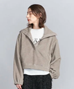 BEAUTY&YOUTH UNITED ARROWS フリース スナップ プルオーバー ビューティー＆ユース　ユナイテッドアローズ トップス カットソー・Tシャツ ブラウン グレー ネイビー【送料無料】