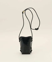 Oriens JOURNAL STANDARD 【GANNI / ガニー】 Ganni Bou Crossbody Patent Croco A6145 オリエンス ジャーナルスタンダード バッグ ショルダーバッグ ブラック【送料無料】