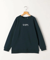 SHIPS KIDS SHIPS KIDS:140~160cm / 刺繍 ロゴ スウェット シップス トップス スウェット・トレーナー ネイビー グレー ブラック ブルー【送料無料】