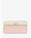 【SALE／60%OFF】kate spade new york マディソン カラーブロック ラージ コンチネンタル ウォレット ケイトスペードニューヨーク 財布・ポーチ・ケース 財布 ピンク【送料無料】