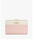 【SALE／60%OFF】kate spade new york マディソン カラーブロック ミディアム コンパクト バイフォールド ウォレット ケイトスペードニューヨーク 財布・ポーチ・ケース 財布 ピンク【送料無料】